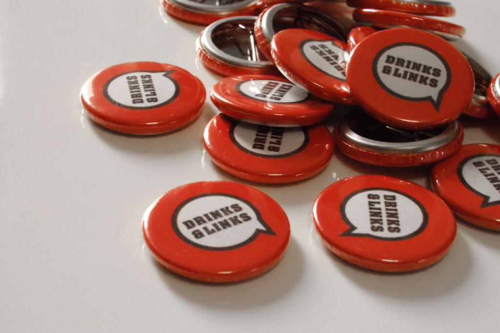 Grafik Agentur Winterthur Buttons Werbung