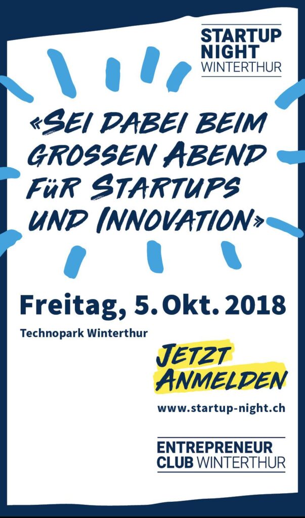 Grafik Agentur Winterthur Entrepreneur Club Werbung