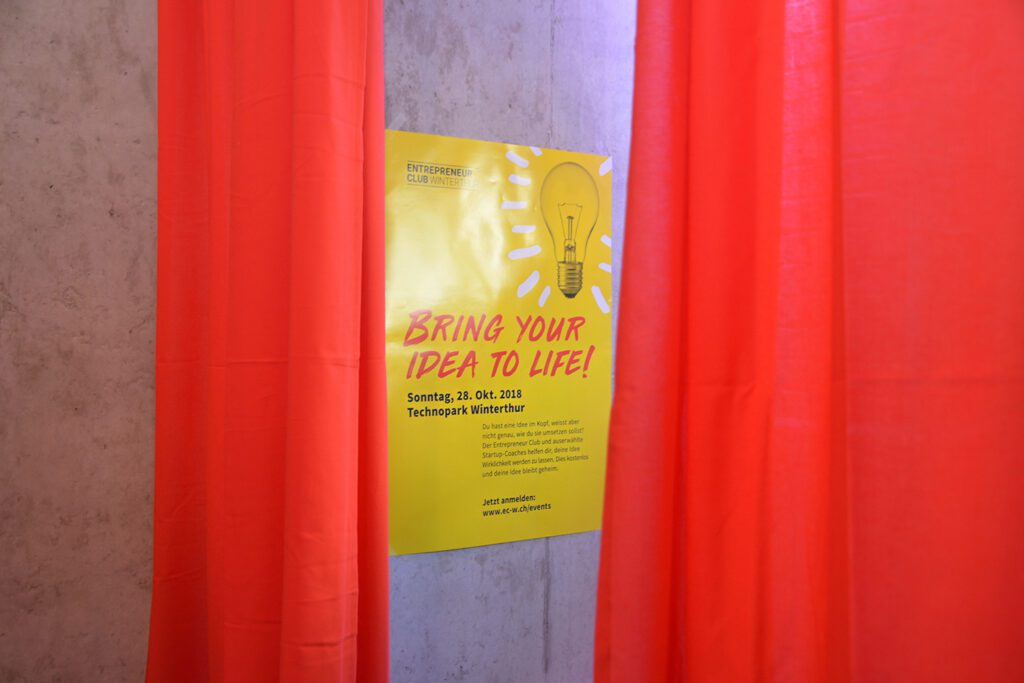 Grafik Agentur Winterthur Entrepreneur Club Werbung