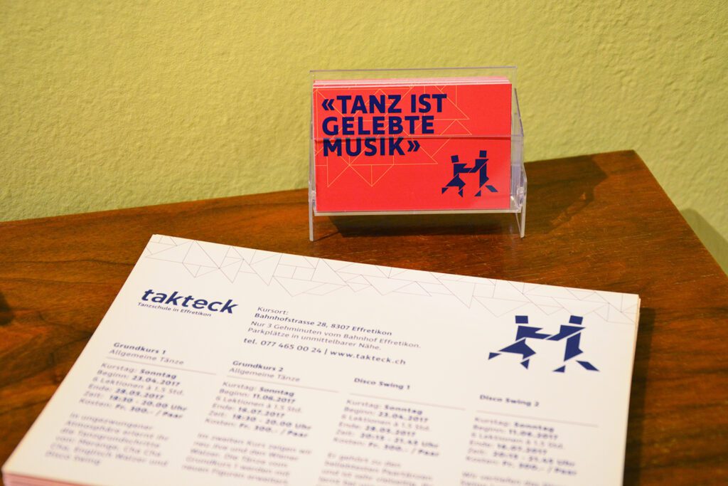 Grafik Agentur Winterthur Flyer Werbung