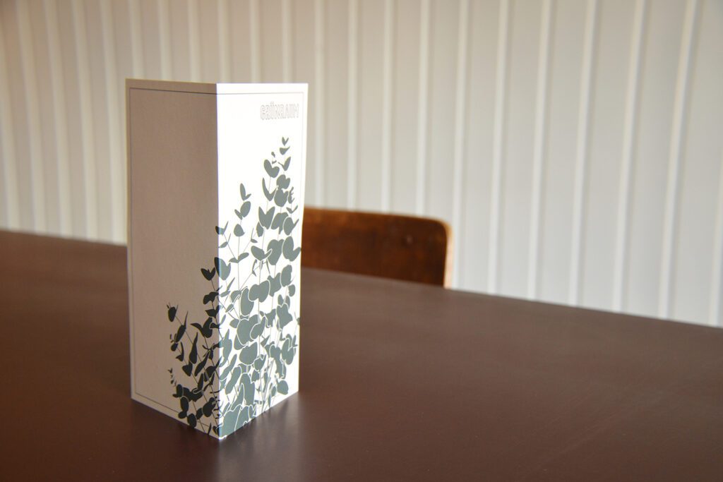 Grafik Agentur Winterthur Grünraum Drucksachen