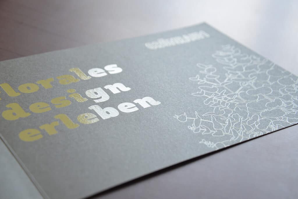 Grafik Agentur Winterthur Grünraum Einladungskarte