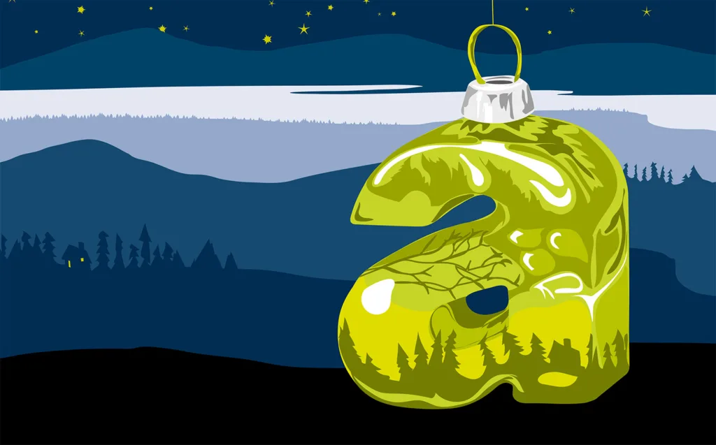 Grafik und Webseite Design Winterthur - Weihnachtsgrafik