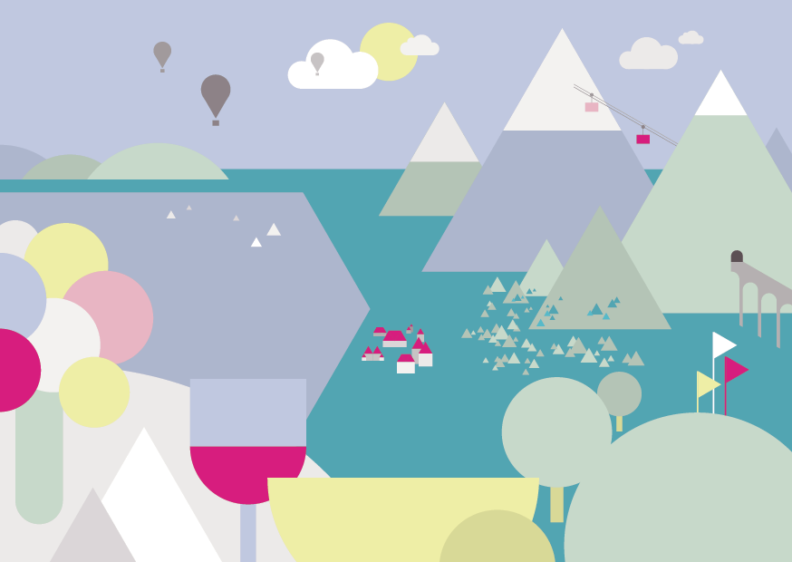Grafik Winterthur Illustrationen